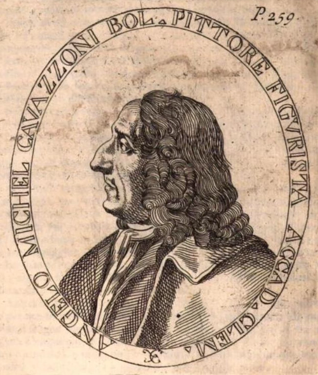 Vite de pittori Bolognesi non descritte nella Felsina pittrice - Ritratto di Angelo Michele Cavazzoni